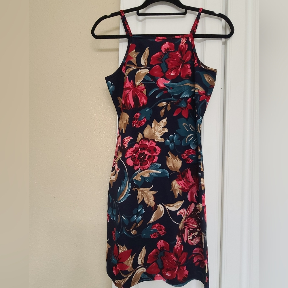 Dress color floral M - Picture 1 of 5